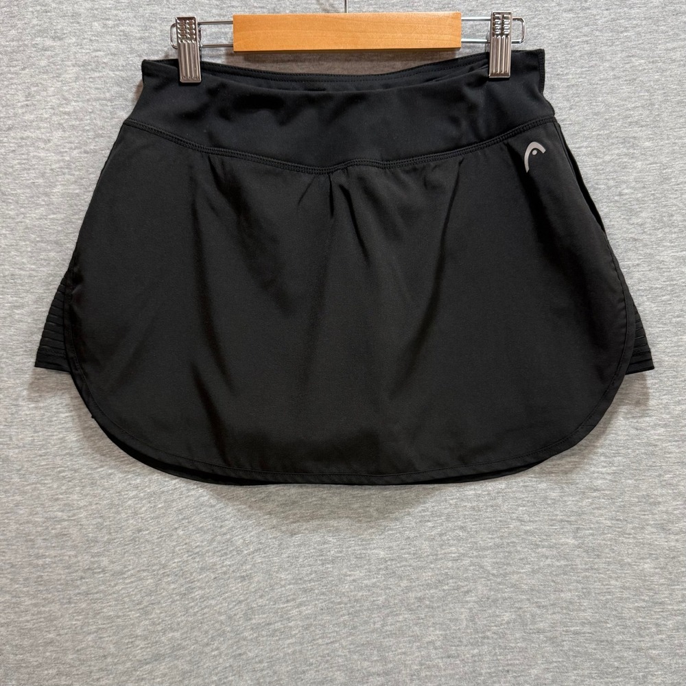 HEAD Tennis Skort Womens Small Black Athletic Skirt Activewear Sporty